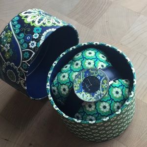 NIB Vera Bradley watch Navy band.